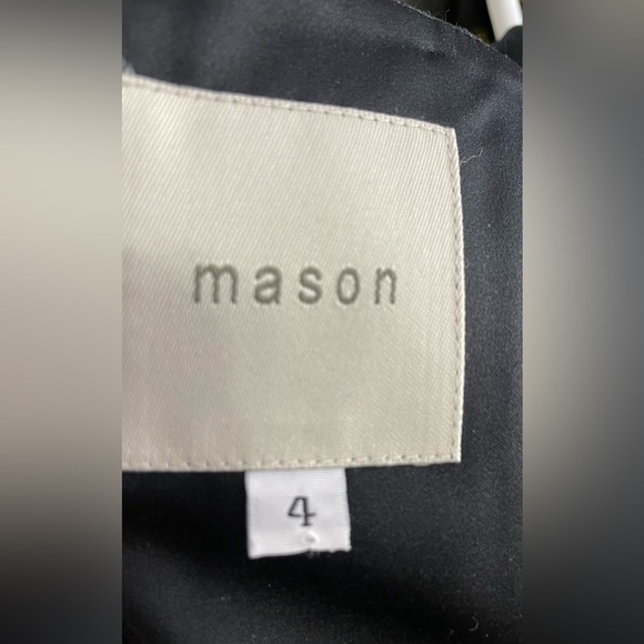 Michelle Mason Strapless Bustier Cutout Maxi Gown Black Size 4 - Picture 8 of 12